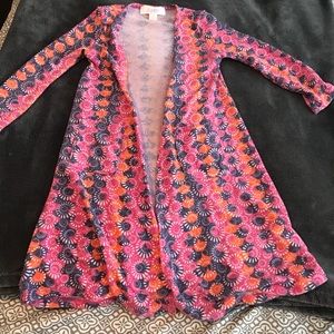 Toddler girl Lularoe Sariah Cardigan size 2